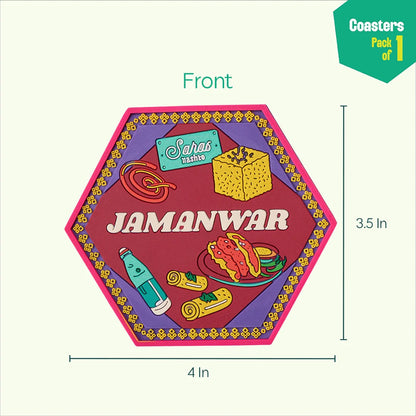 Saras AF! Coasters, Pack of 1