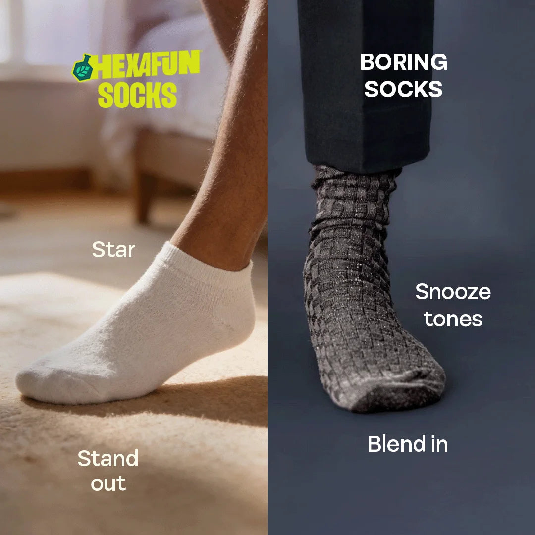 Milky White! Unisex Socks, 100% Organic Cotton, Ankle Length, Pack of 2