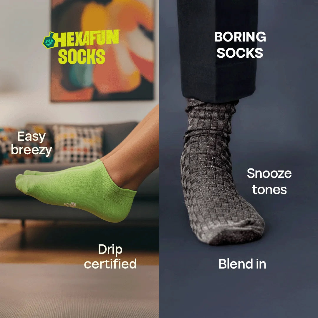 Macaroons! Unisex Socks, 100% Organic Cotton, Ankle Length, Pack of 2