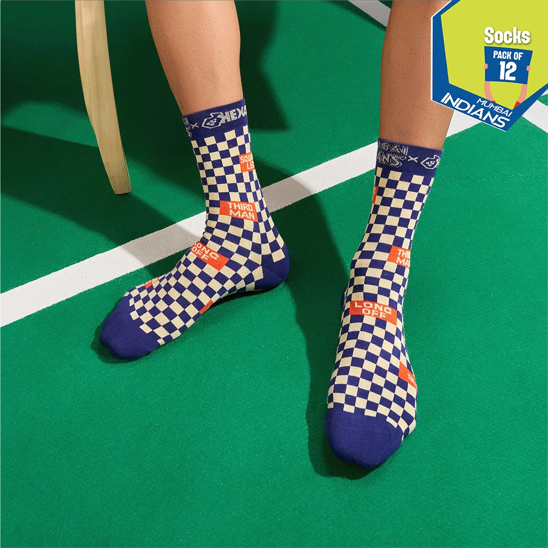 Paltan Certified! Unisex Socks, 100% Bamboo, Crew Length, Pack of 12