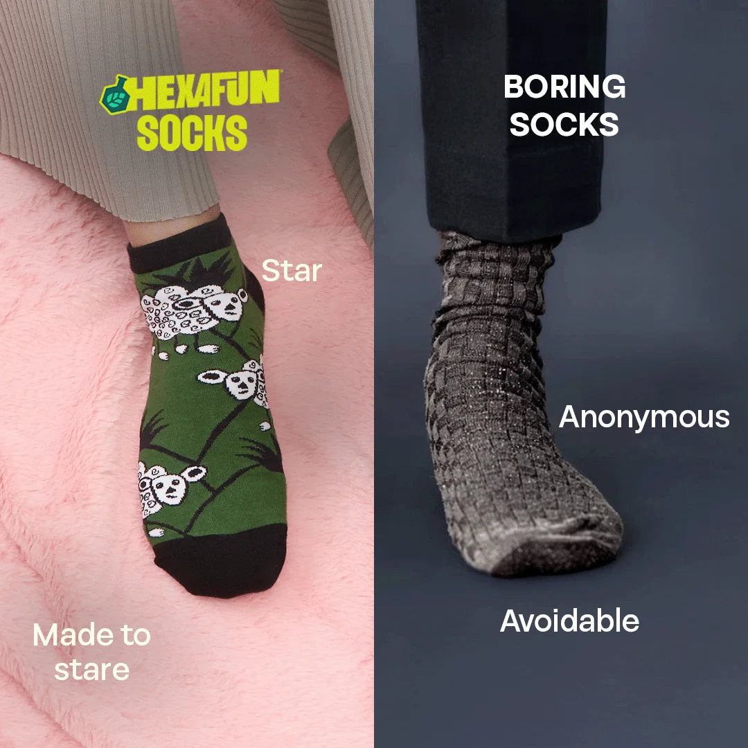 Take Me Black! Unisex Socks, 100% Bamboo, Ankle Length, Pack of 2