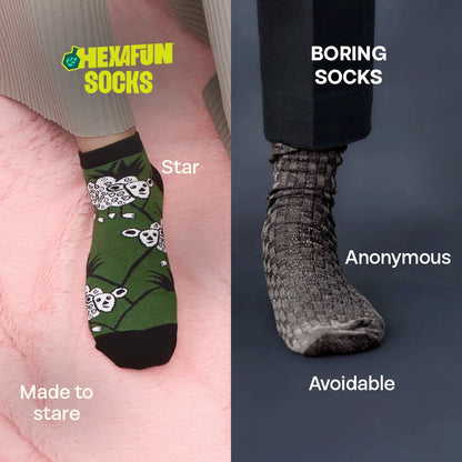 Take Me Black! Unisex Socks, 100% Bamboo, Ankle Length, Pack of 2
