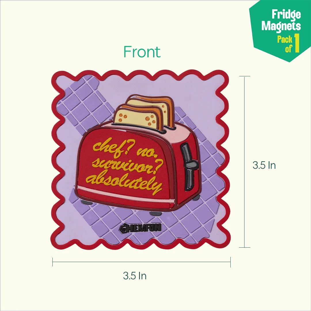 Survival Hack! Fridge Magnets, Pack of 1