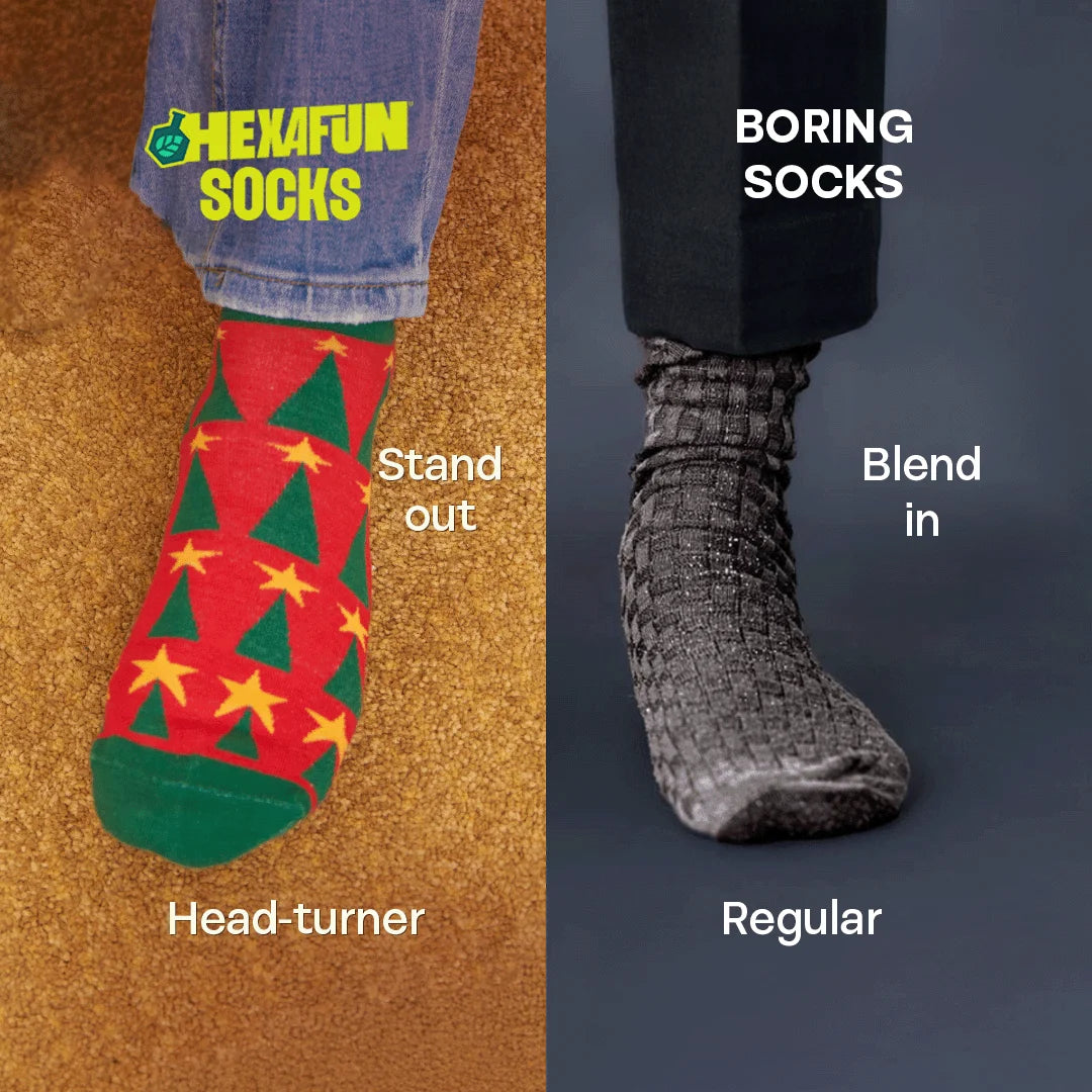 Hot In Red! Unisex Socks, 100% Organic Cotton, Ankle Length, Pack of 2