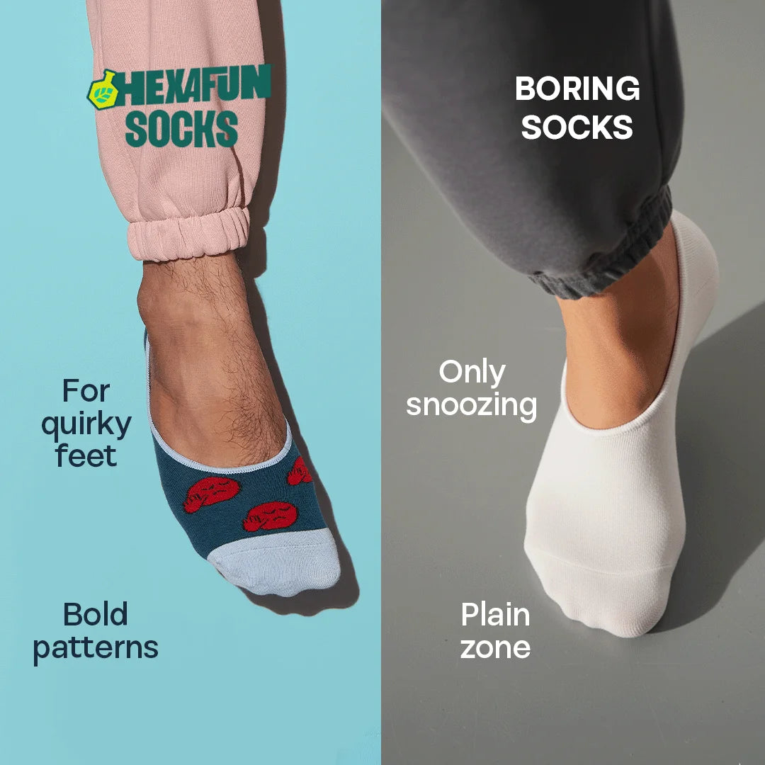 CTA! Click To Attitude! Unisex Socks, 100% Organic Cotton, No Show, Pack of 2