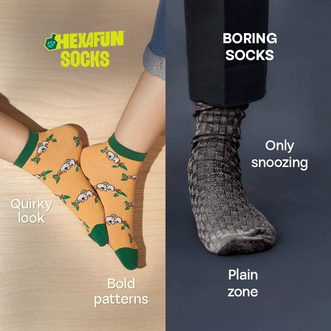 Chill Day! Unisex Socks, 100% Organic Cotton, Ankle Length, Pack of 2