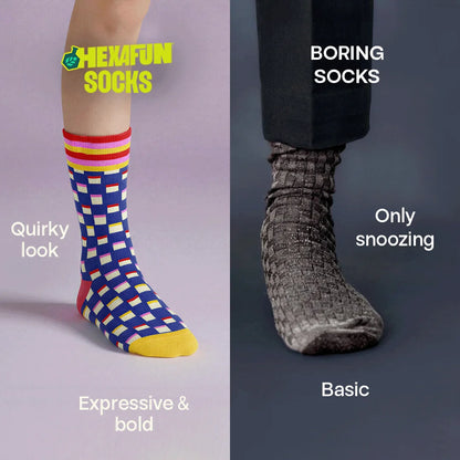Out Loud! Unisex Socks, 100% Organic Cotton, Crew Length, Pack of 2