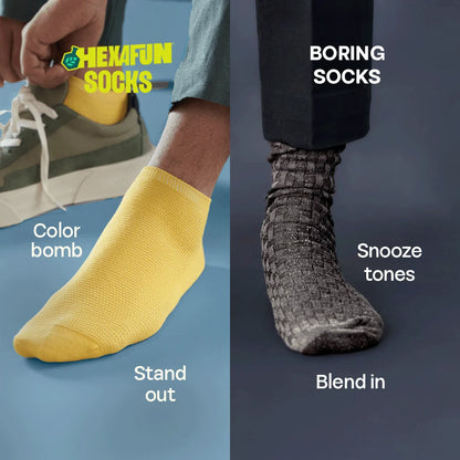 Dawn! Unisex Socks, 100% Organic Cotton, Ankle Length, Pack of 2