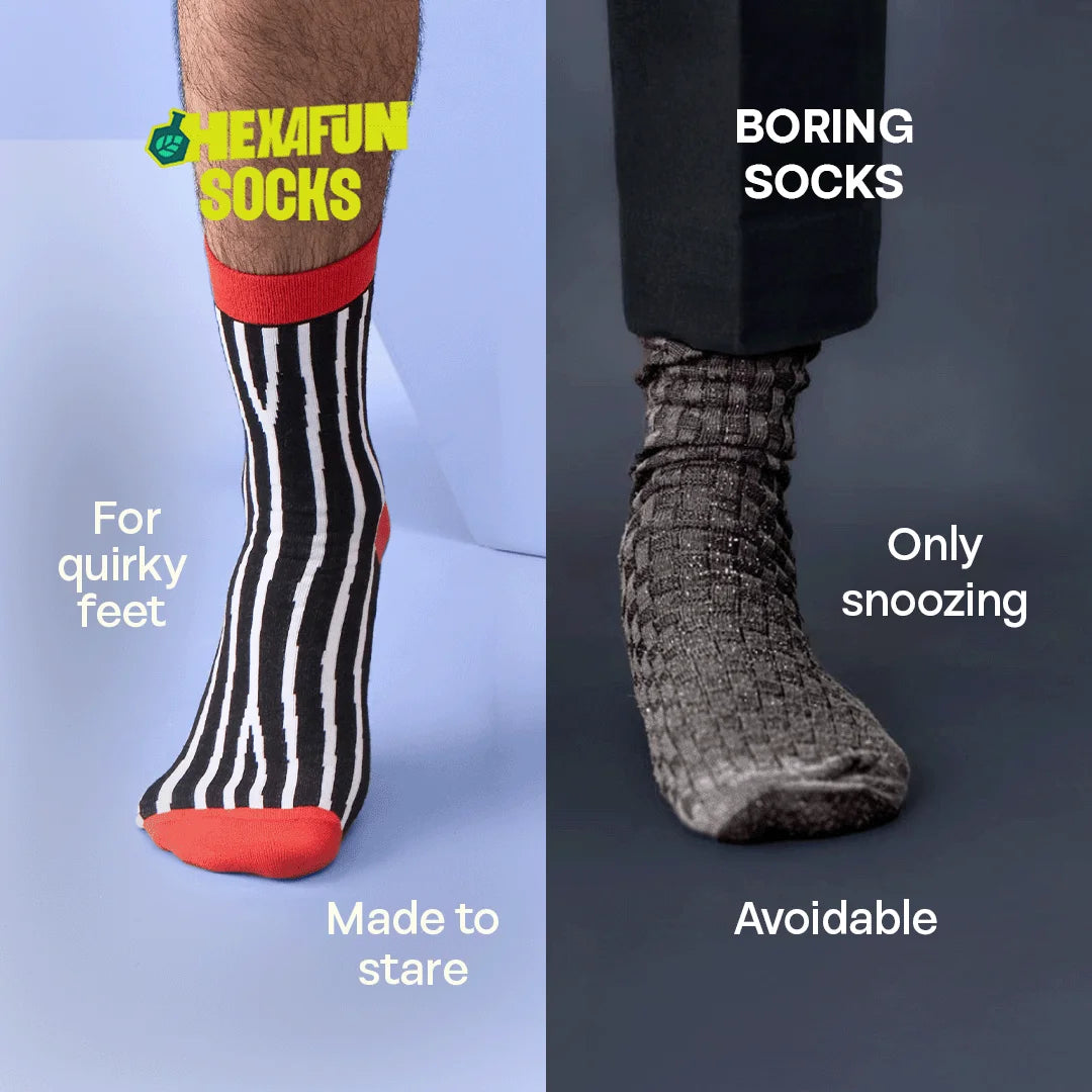 Power Up! Unisex Socks, 100% Bamboo, Crew Length, Pack of 5