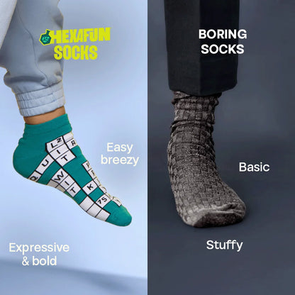 Game On! Unisex Socks, 100% Bamboo, Ankle Length, Pack of 2