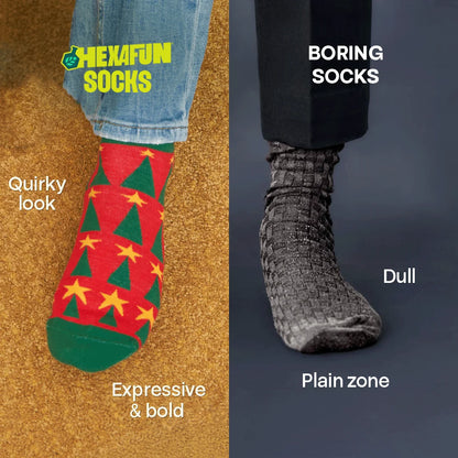 It’s So Festive! Unisex Socks, 100% Organic Cotton, Ankle Length, Pack of 5