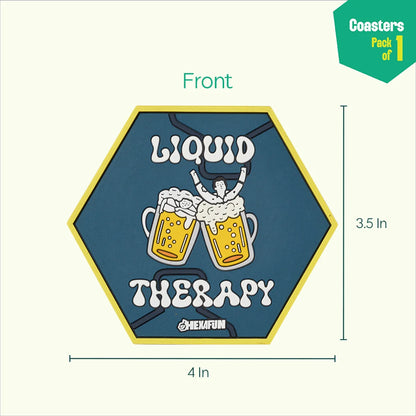 Liquid Therapy! Coasters, Pack Of 1