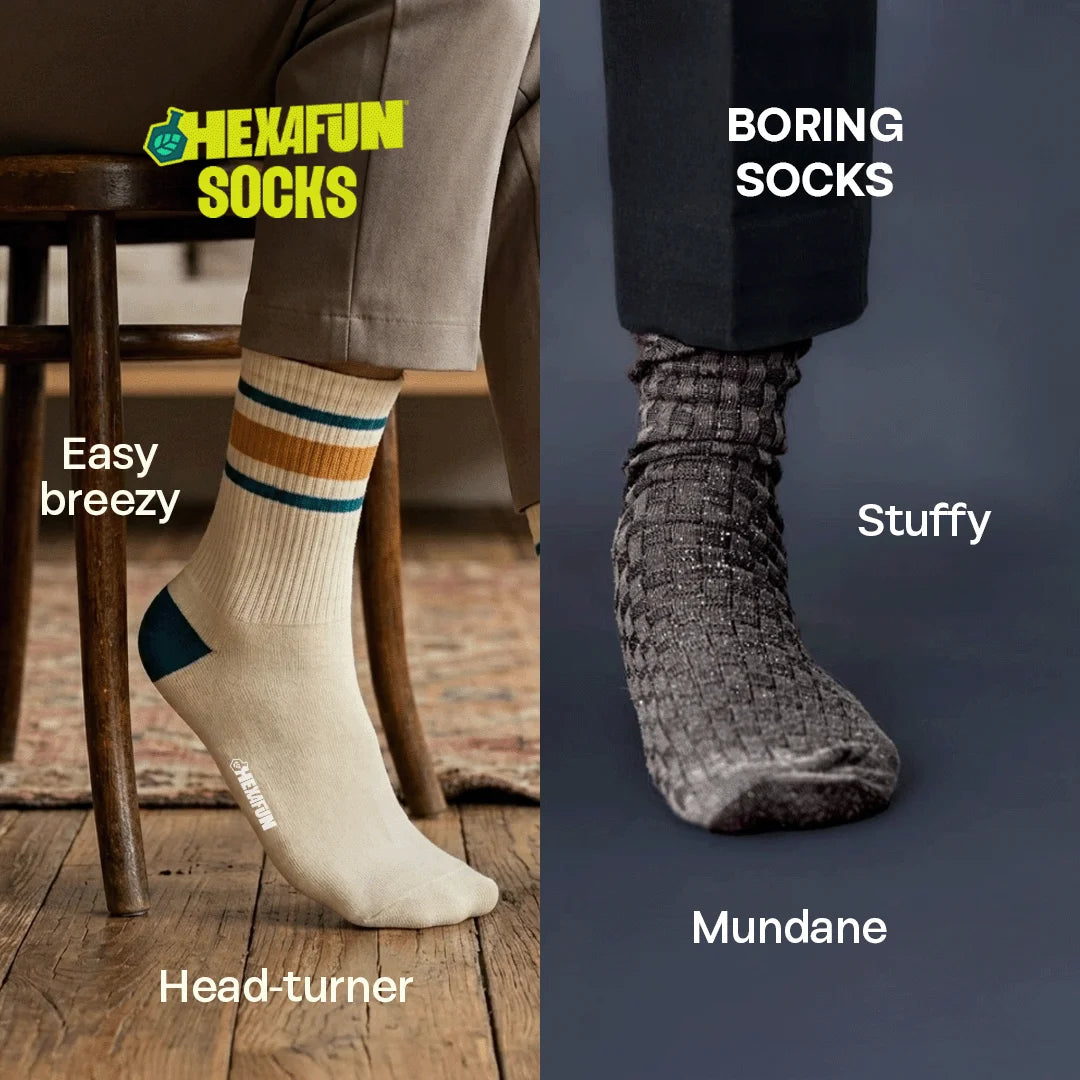 Band-Width! Unisex Socks, 100% Bamboo, Crew Length, Pack of 2
