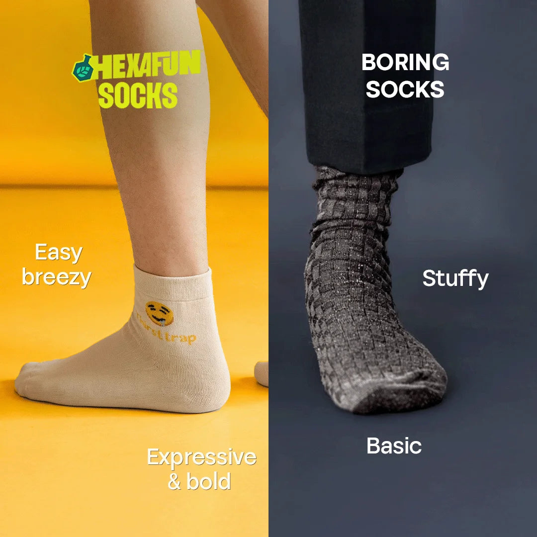 Unfiltered Vibes! Unisex Socks, 100% Organic Cotton, High Ankle Length, Pack of 2