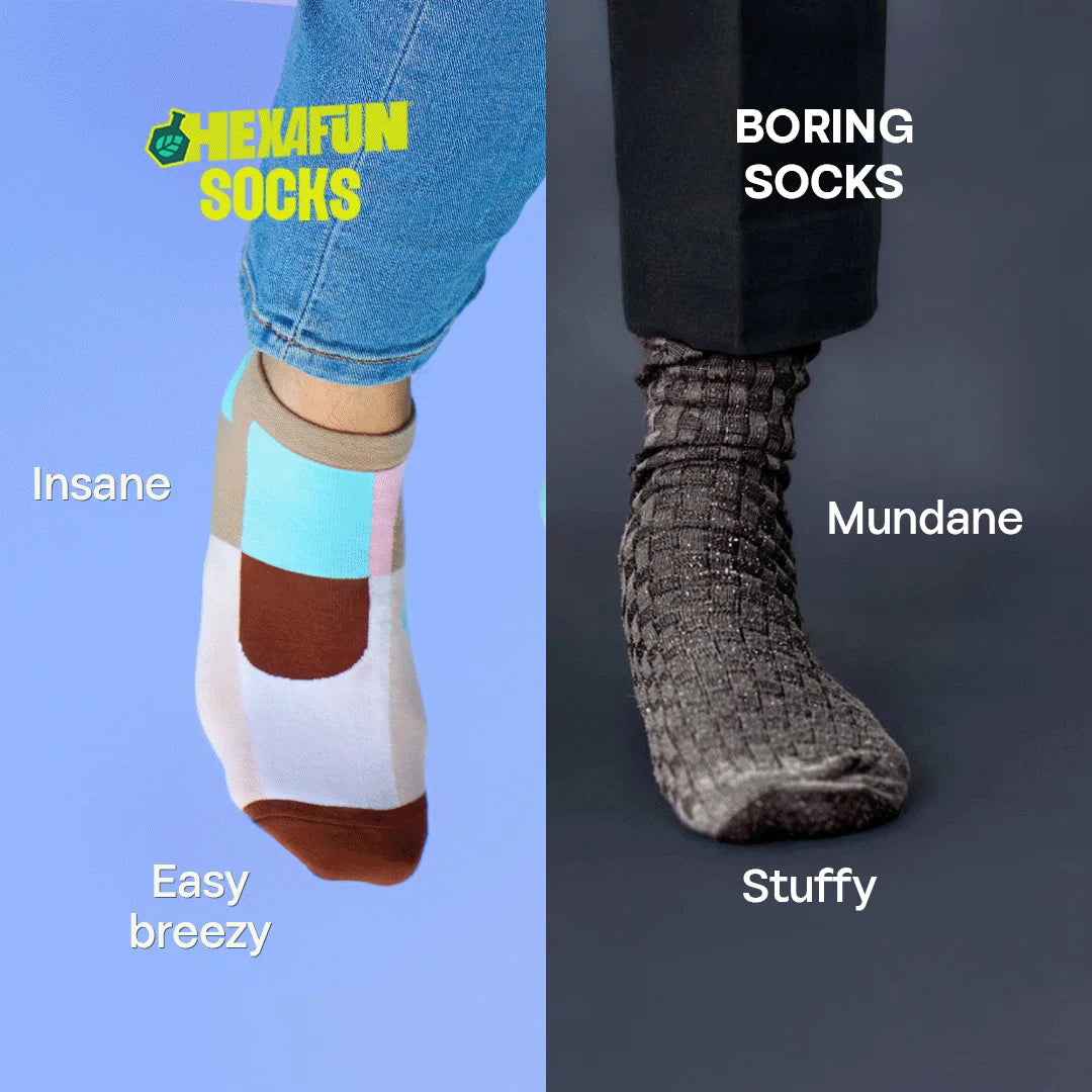 Hash Brownie! Unisex Socks, 100% Organic Cotton, Ankle Length, Pack of 2