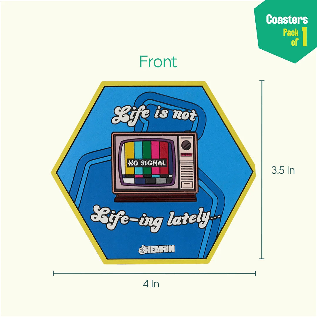 Life-ing! Coasters, Pack Of 1