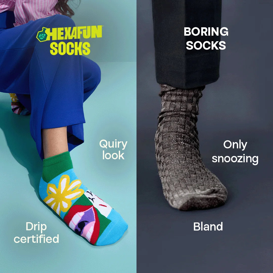 Pop Culture! Unisex Socks, 100% Bamboo, Ankle Length, Pack of 2