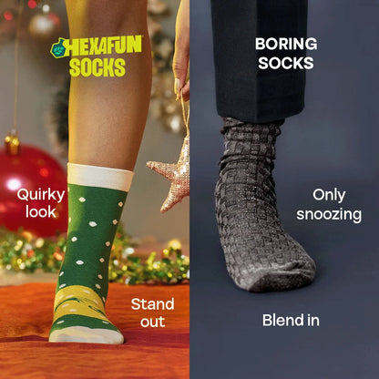 Sprinkling Joy! Unisex Socks, 100% Organic Cotton, Crew Length, Pack of 2