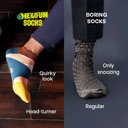 Criss Cross! Unisex Socks, 100% Organic Cotton, Ankle Length, Pack of 2