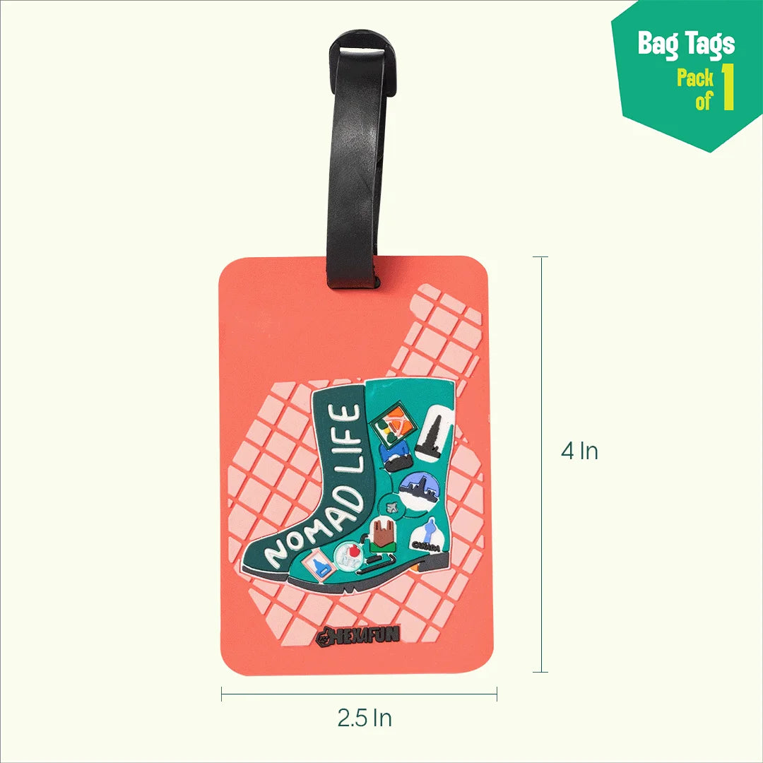 Nomad Life! Bag Tags, Pack Of 1