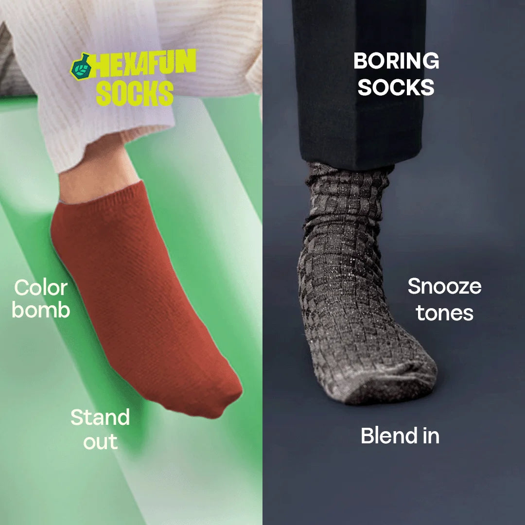 Midnight Espresso! Unisex Socks, 100% Organic Cotton, Ankle Length, Pack of 2