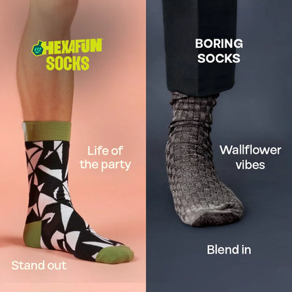 Monochromatic! Unisex Socks, 100% Bamboo, Crew Length, Pack of 2