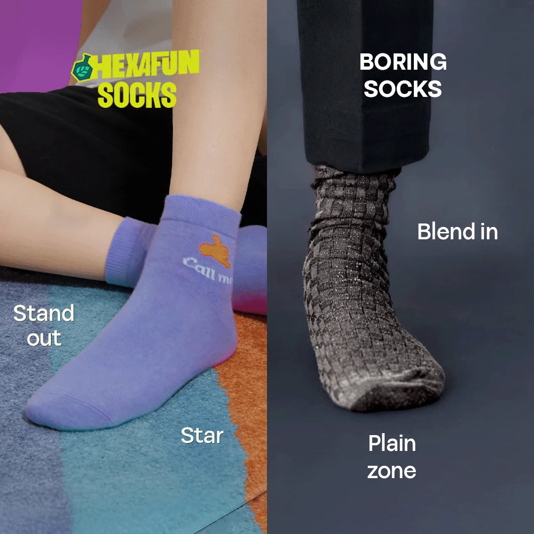 Flirty Vibes! Unisex Socks, 100% Organic Cotton, High Ankle Length, Pack of 2
