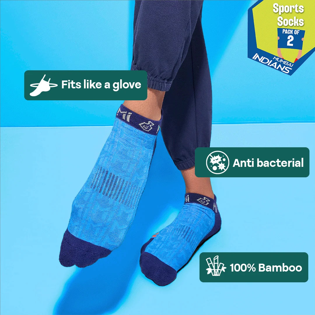 Run Mate! Unisex Socks, 100% Bamboo & Terry Made, Sports, Pack of 2