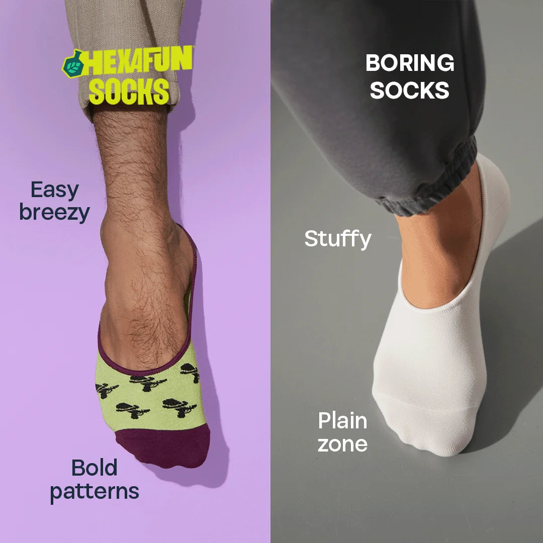 WIP! Wittiness In Progress! Unisex Socks, 100% Organic Cotton, No Show, Pack of 5