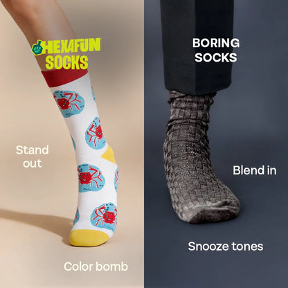 Life's A Beach! Unisex Socks, 100% Bamboo, Crew Length, Pack of 2