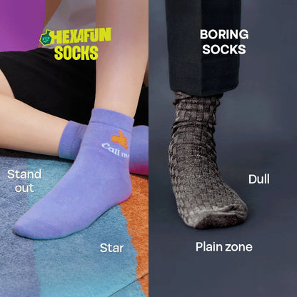 Emotiverse! Unisex Socks, 100% Organic Cotton, High Ankle Length, Pack of 5