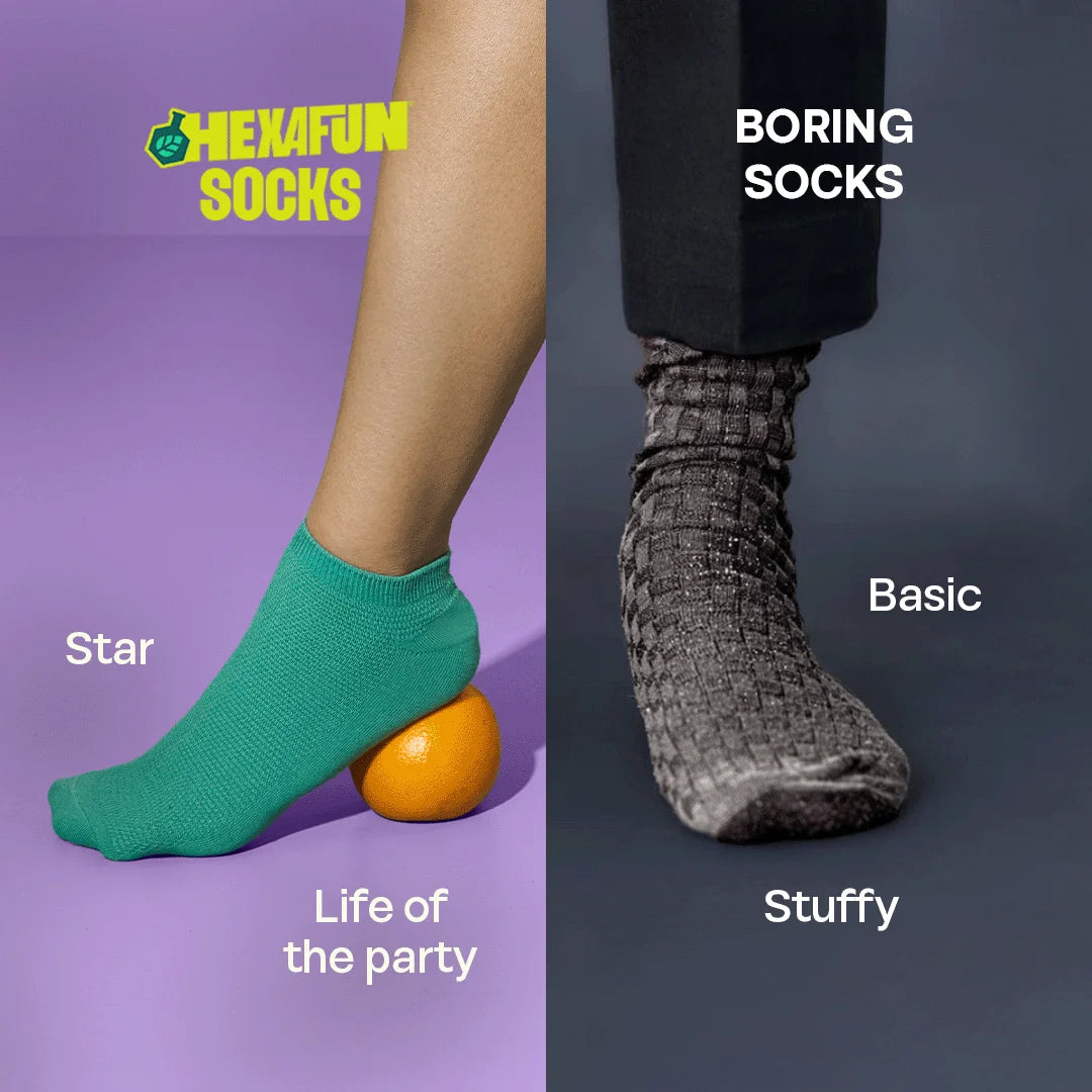 Lazy Maze! Unisex Socks, 100% Organic Cotton, Ankle Length, Pack of 5