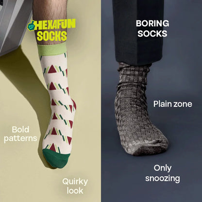 Double Trouble! Unisex Socks, 100% Organic Cotton, Crew Length, Pack of 2