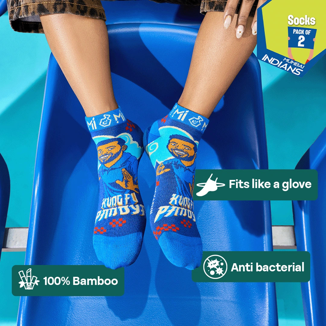 Strike Stompers! Unisex Socks, 100% Bamboo, Ankle Length, Pack of 2