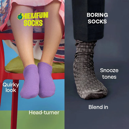 Northern Lights! Unisex Socks, 100% Organic Cotton, Ankle Length, Pack of 2