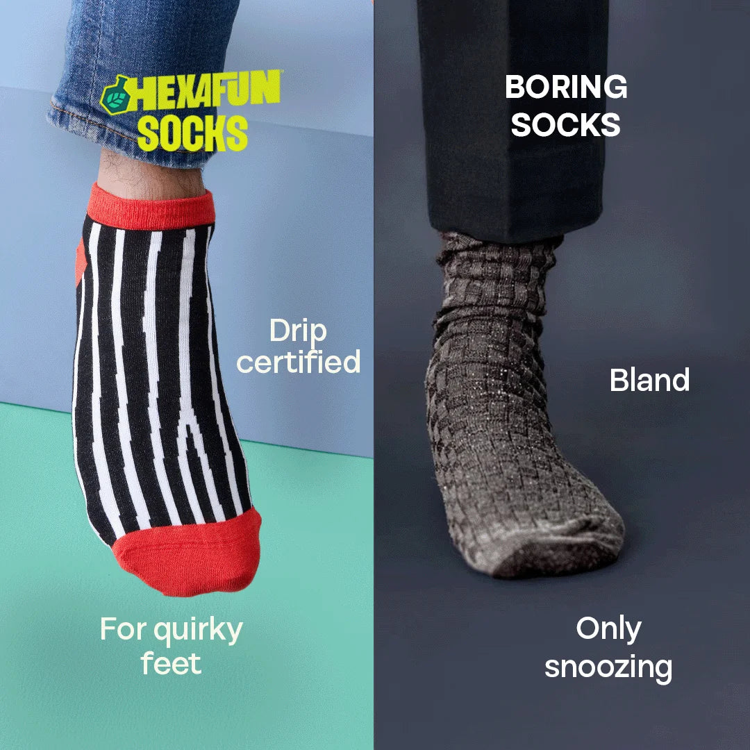Power Up! Unisex Socks, 100% Bamboo, Ankle Length, Pack of 5