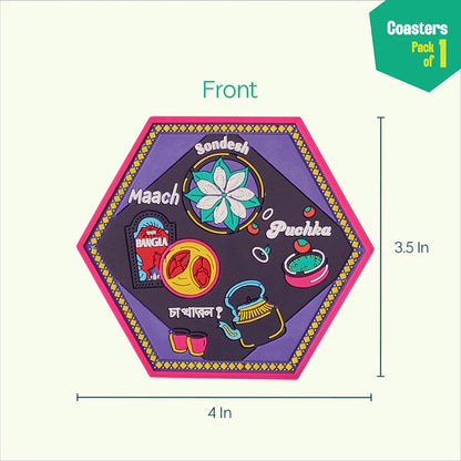 Full Petuk Vibe! Coasters, Pack of 1