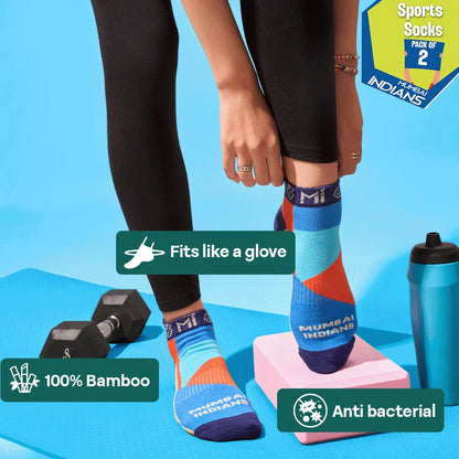 Hustle Buddy! Unisex Socks, 100% Bamboo & Terry Made, Sports, Pack of 2