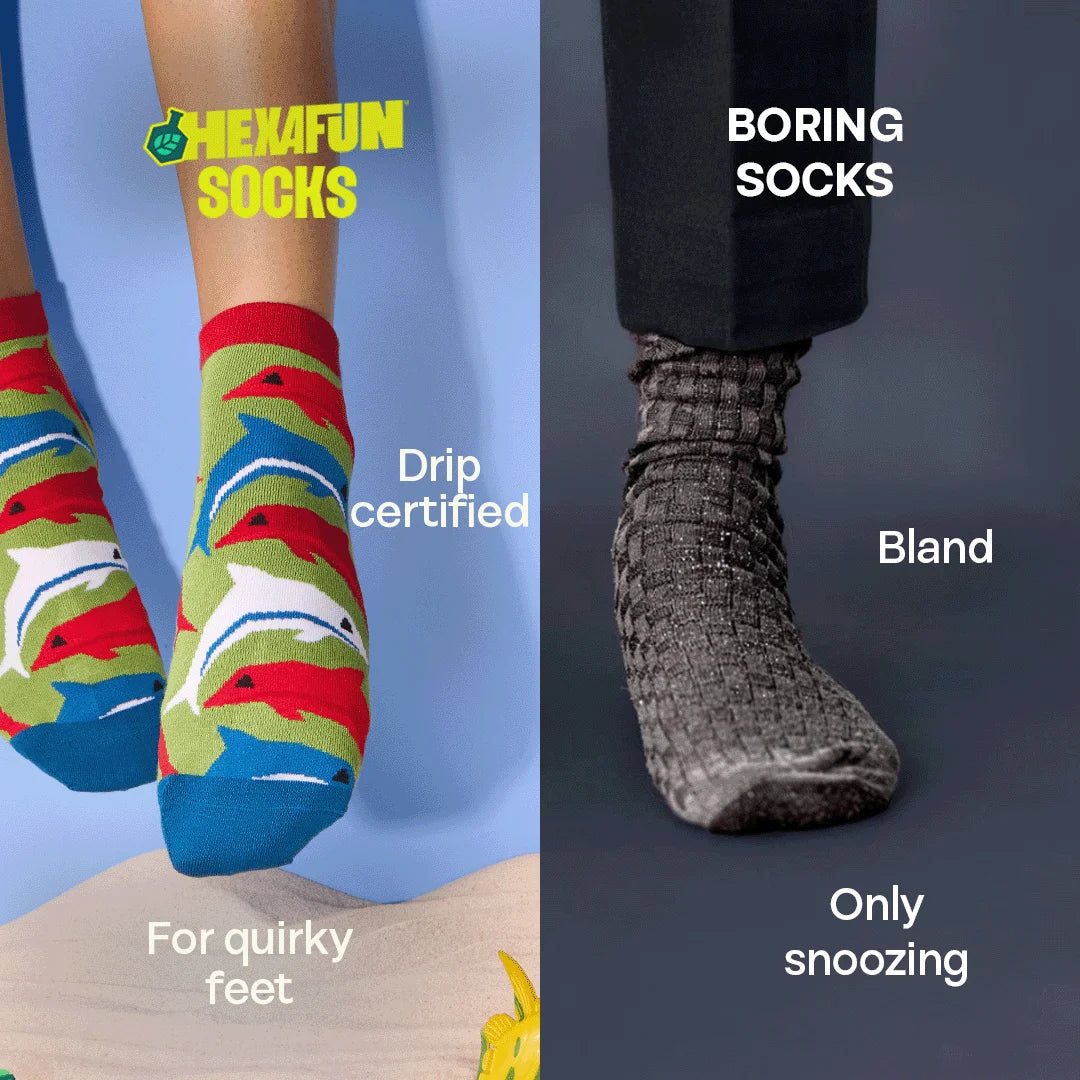 Slay The Day! Unisex Socks, 100% Bamboo, Ankle Length, Pack of 5