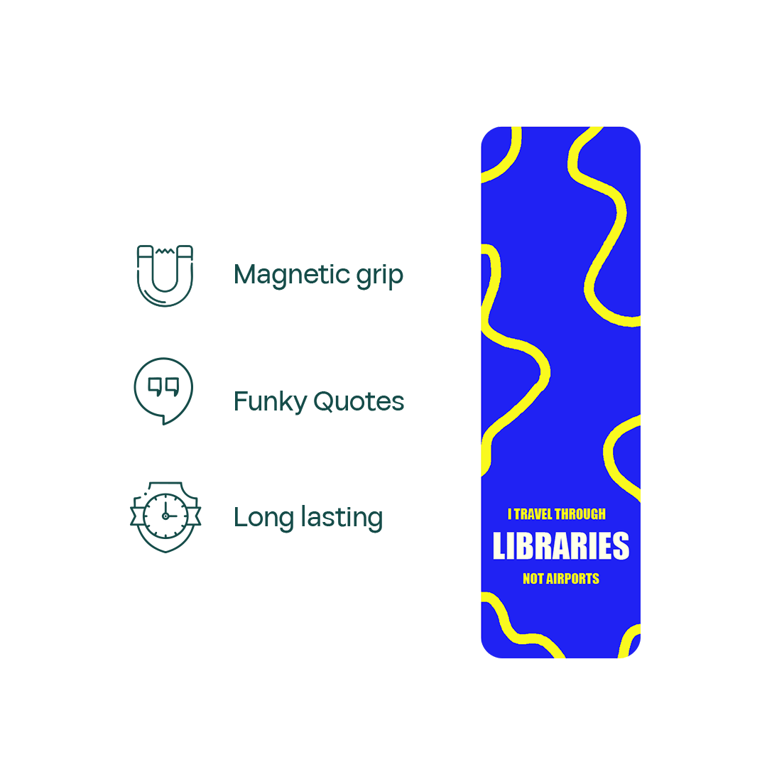Magnetic Bookmarks Series 4, Pack of 2