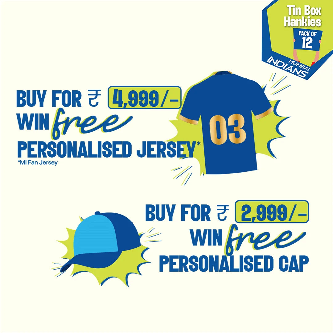 City Of Champions! Tin Gift Box, 12 Unisex Hankies, 100% Organic Cotton, Box of 12