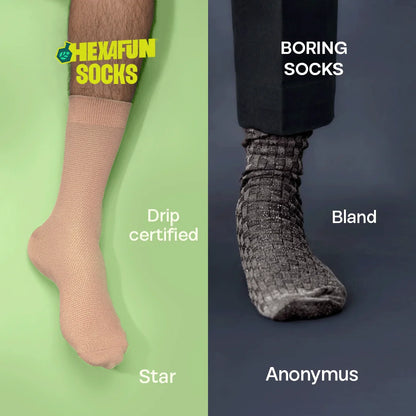 Mood Board! Unisex Socks, 100% Organic Cotton, Crew Length, Pack of 12