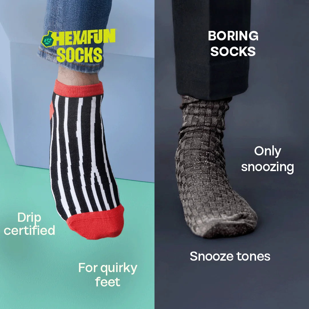 Flex Mode! Unisex Socks, 100% Bamboo, Ankle Length, Pack of 9