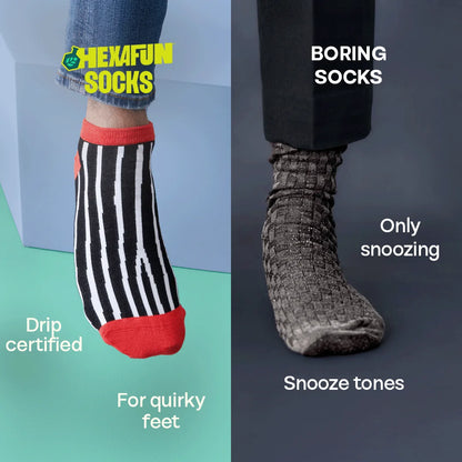 Flex Mode! Unisex Socks, 100% Bamboo, Ankle Length, Pack of 9