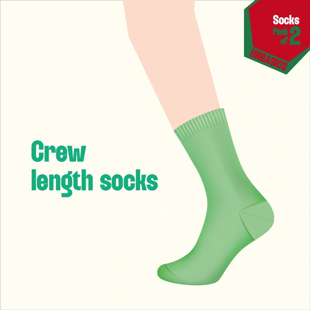 Ronaldo's Realm! Unisex Socks, 100% Organic Cotton, Crew Length, Pack of 2