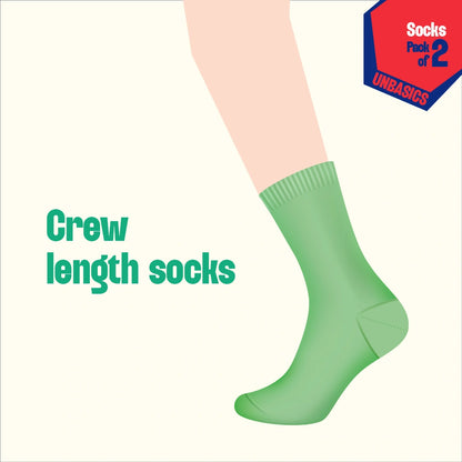 The Red Fury! Unisex Socks, 100% Organic Cotton, Crew Length, Pack of 2