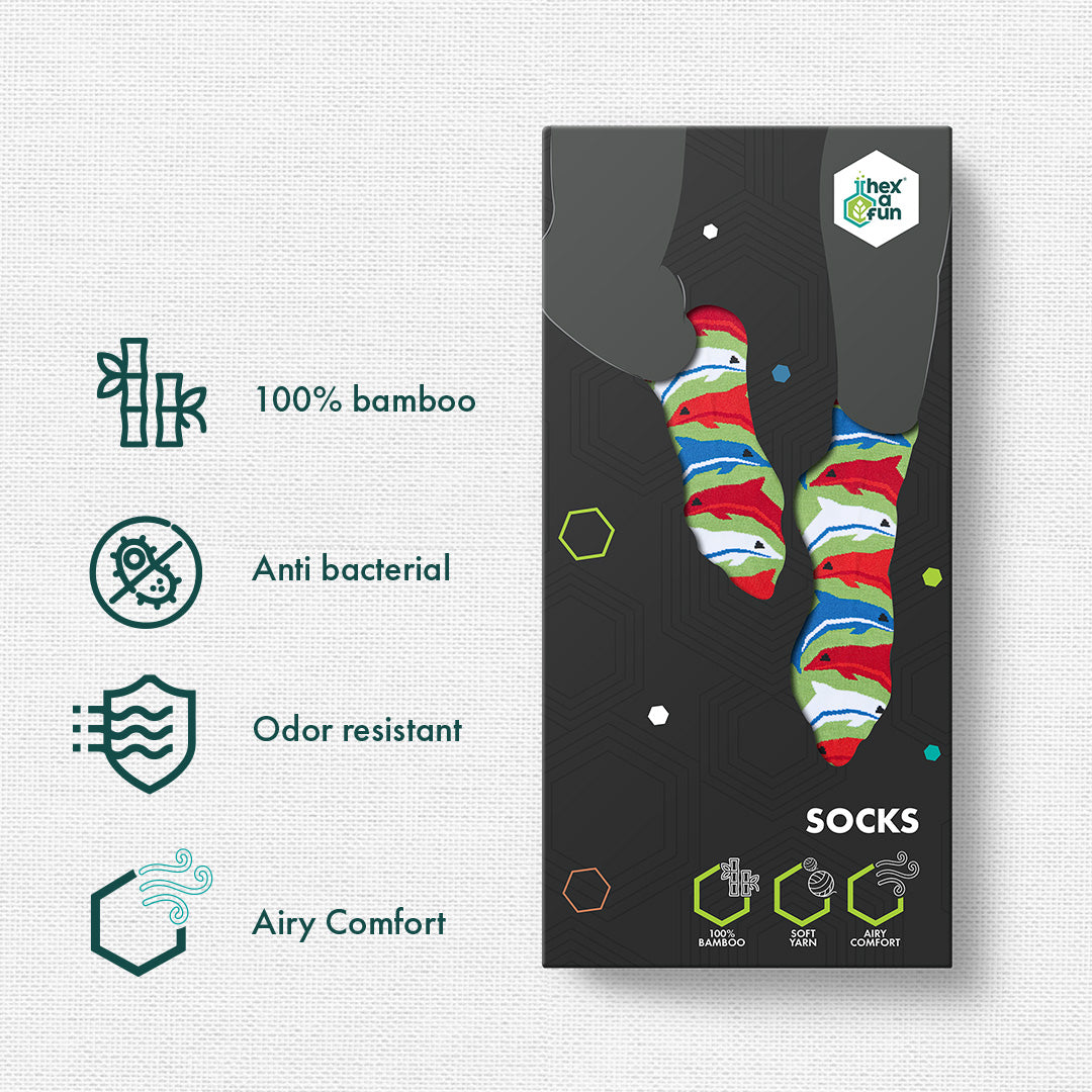 My Socks Drawer Series 3! Unisex Socks, 100% Bamboo, Ankle Length, Pack of 15