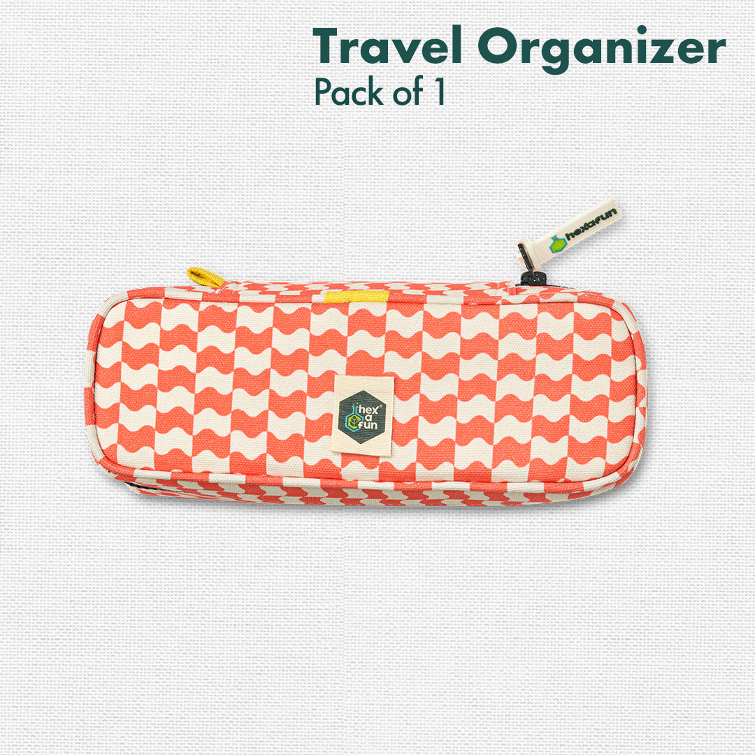 Hallucination, Travel Organizer, 100% Organic Cotton, Medium Size, Pack of 1