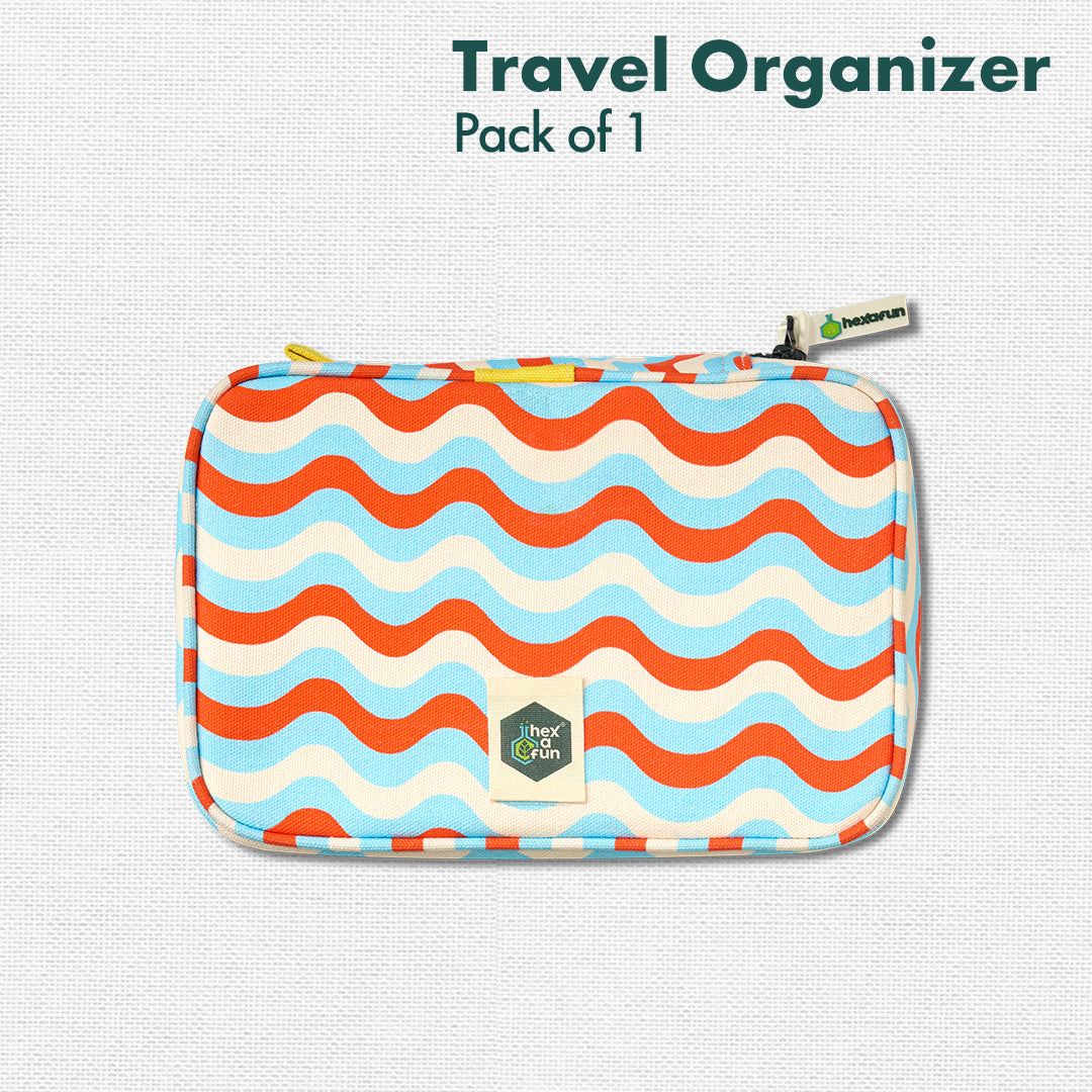 Groovy, Travel Organizer, 100% Organic Cotton, Large Size, Pack of 1