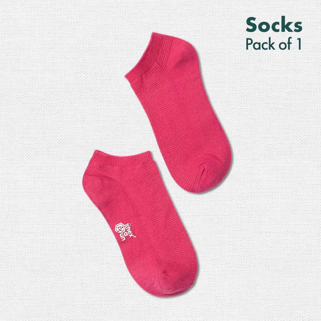 Pinky Promise! Unisex Socks, 100% Organic Cotton, Ankle Length, Pack of 1